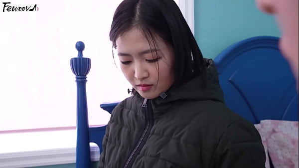 Korea – Busty Girlfriend Role-Playing in Black Stockings